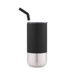 Aiwa Stainless Steel Tumbler with metal Straw 1