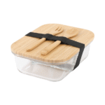 Havanna - Glass Lunch Box with Bamboo Cutlery 1
