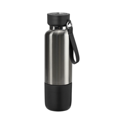 Imbibe Double Wall Stainless Steel Bottle with Cup and Lanyard 1