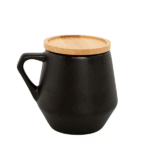 Maika - Ceramic Mug with Bamboo Lid 1