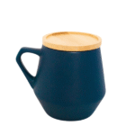 Maika - Ceramic Mug with Bamboo Lid 3