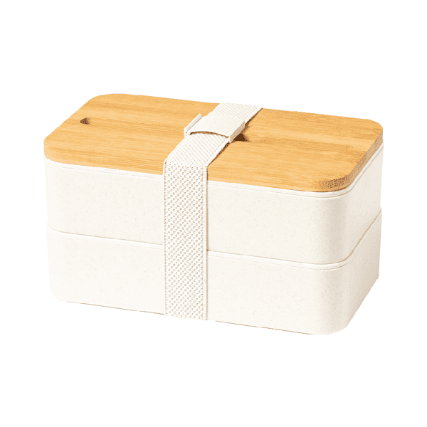 Suris - Double Compartment Wheat Fiber Lunch Box with Phone Holder 1 Suris-Double-Compartment-Wheat-Fiber-Lunch-Box-with-Phone-Holder