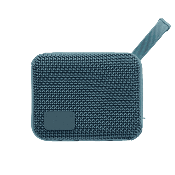 avaris-rpet-corporate-gift-speaker-charging-blue Client gifting Avaris corporate Bluetooth speaker