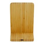 Simtang - 15W Bamboo and Recycled Phone Stand Wireless Charger - Image 3