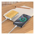 kodori bamboo magnetic power bank 10000mah