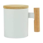 bodhi ceramic mug with lid and handle