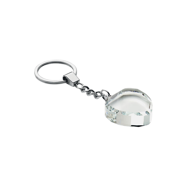 corporate-recognition-crystal-heart-keyring Premium glass heart award keyring Dubai