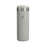 Leakproof stainless steel transit tumbler with screw lid