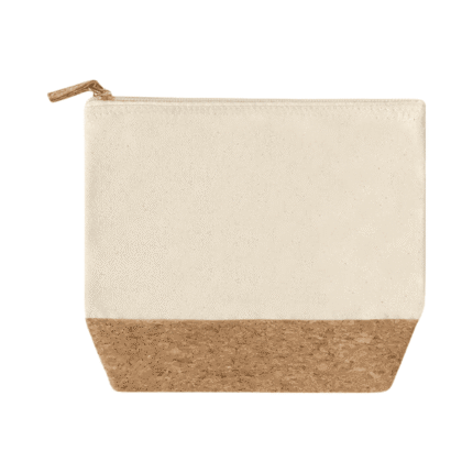 daise recycled cotton cork pouch