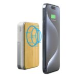 kodori bamboo magnetic power bank 10000mah