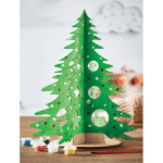 Elfin DIY Christmas tree kit assembled view