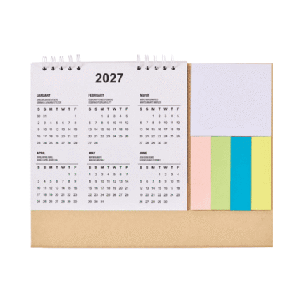 Kelros desk calendar with sticky notes UAE