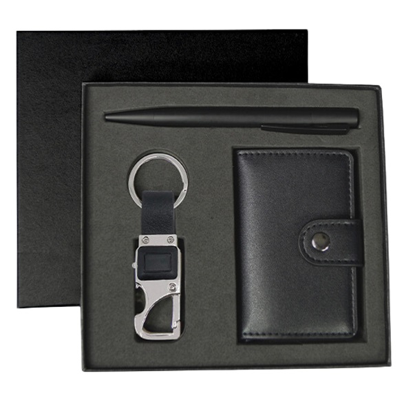 gift-set-card-holder-key-chain-pen-salutis.jpg gift set card holder key chain pen salutis