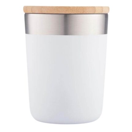 gift to employees bamboo lid coffee cup