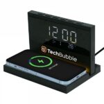 Kazani - 15W Wireless Charger with Alarm Clock and Night Light - Image 2