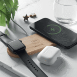 Oaken 3-in-1 bamboo charging hub