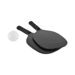 Pickleball kit with mesh pouch