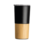 travel tumbler with bamboo lid