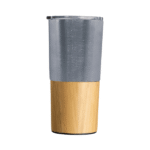 travel tumbler with bamboo lid