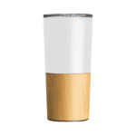 travel tumbler with bamboo lid
