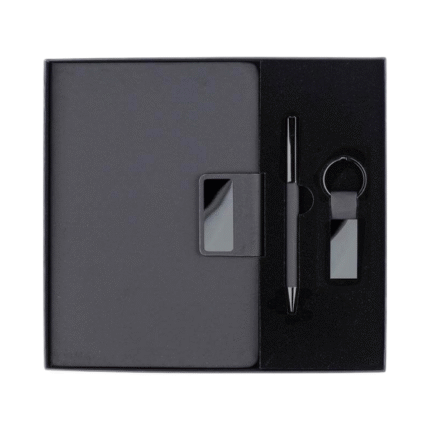 Renzo notebook keychain and pen gift set