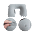 Soft velour travel pillow for business travelers Dubai