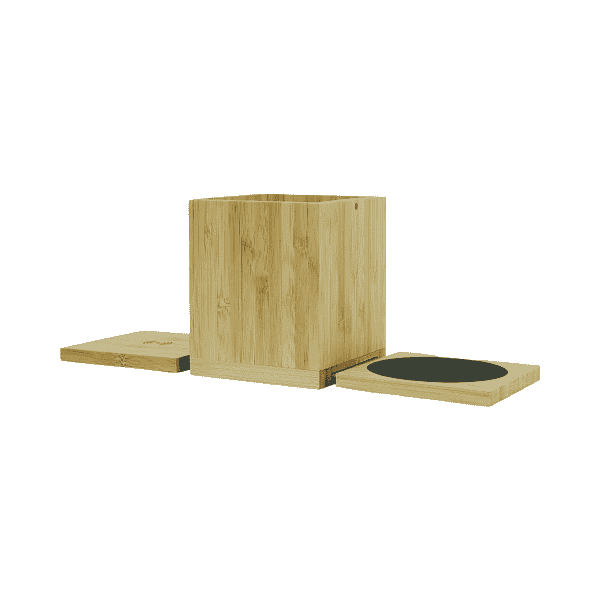 oakline-foldable-wireless-charger-dubai-1 Oakline 15W bamboo wireless charging pad