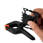 Credit card-sized tool card with laser engraving