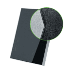 Chevron two-toned PU leather award