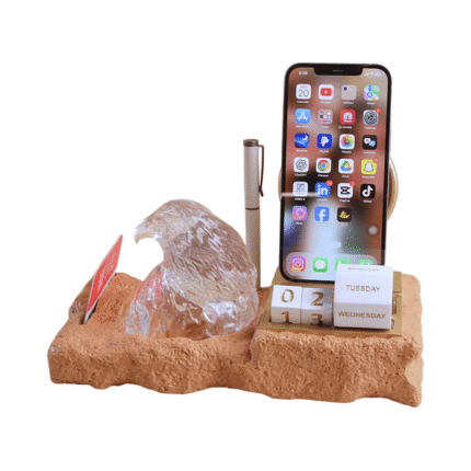 crystal falcon desk organizer UAE