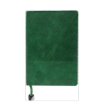 Branded soft PU notebook with metal plate