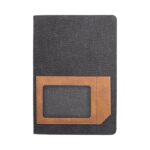 Recycled canvas A5 hard cover notebook