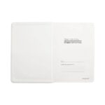 Sustainable canvas notebook for office use
