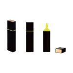 Neon highlighter pen for study notes