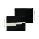 Gold embroidered tech sleeve