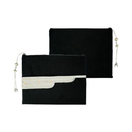 Gold embroidered tech sleeve