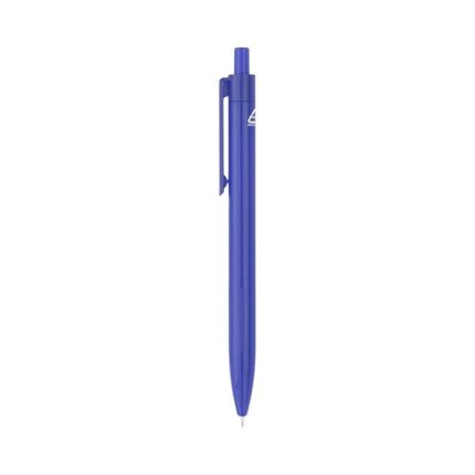 Plastic ballpoint pen with blue ink