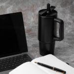 recycled steel tumbler