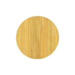 Reflecto round bamboo pocket mirror