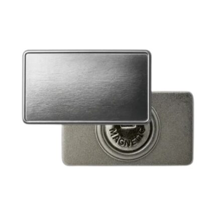 Profile rectangular metal badge