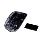 Lucid 3-mode wireless mouse with transparent body