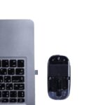 Lucid transparent wireless mouse side angle design