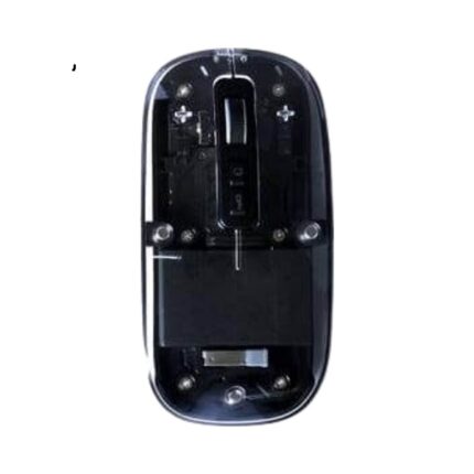Lucid transparent 3-mode wireless mouse front view